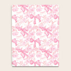 Pink bows and roses garden coquette aesthetic Notebook Gallery Image 4