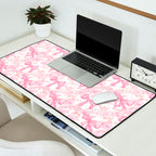 Pink bows and roses garden coquette aesthetic Desk Mat Gallery Image 2