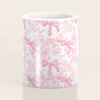 Pink bows and roses garden coquette aesthetic Coffee Mug Gallery Image 4