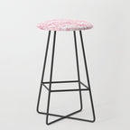 Pink bows and roses garden coquette aesthetic Stool Gallery Image 1