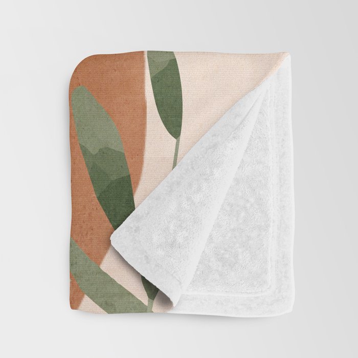 Vase Abstract Art Throw Blanket Gallery Image 3