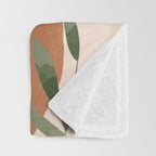 Vase Abstract Art Throw Blanket Gallery Image 3