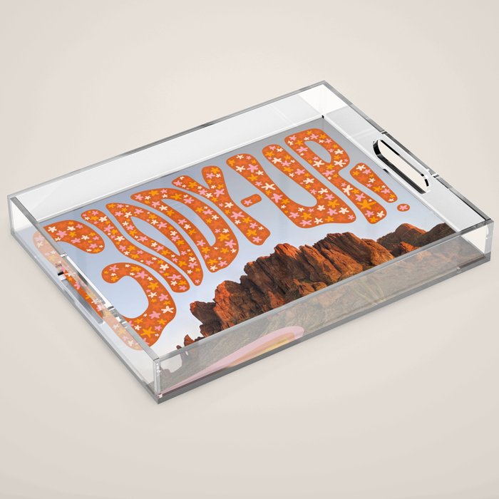Giddy-Up Acrylic Tray Gallery Image 1