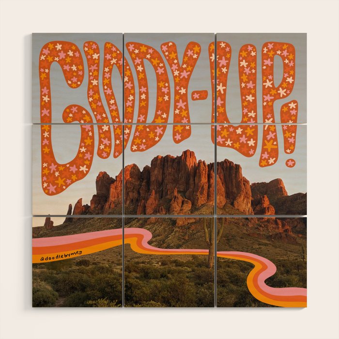 Giddy-Up Wood Wall Art Gallery Image 1