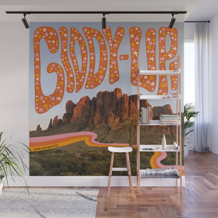 Giddy-Up Wall Mural Gallery Image 1
