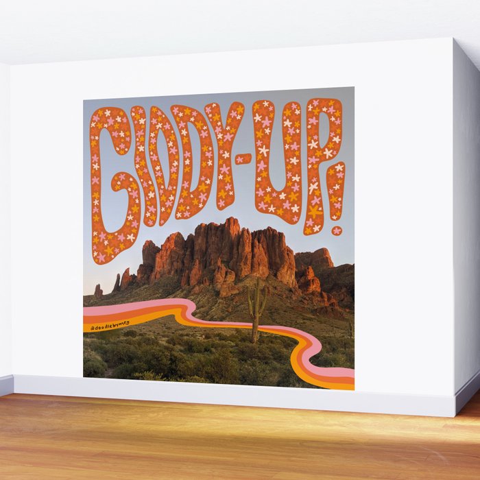 Giddy-Up Wall Mural Gallery Image 2