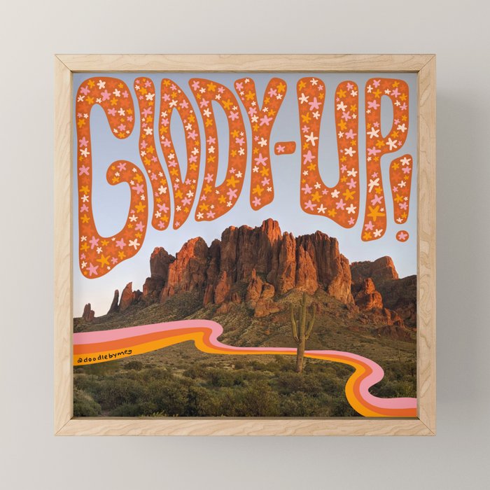 Giddy-Up Mini Art Print Gallery Image 1