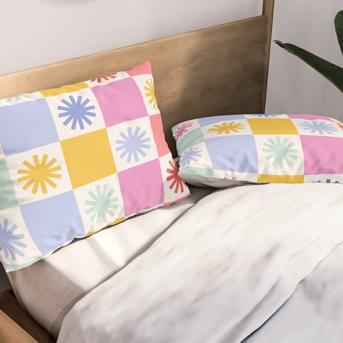 Check mate - sunshine  Pillow Sham Gallery Image 2