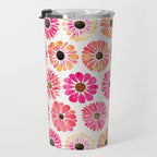 Flower Power - Pink Travel Mug Gallery Image 3