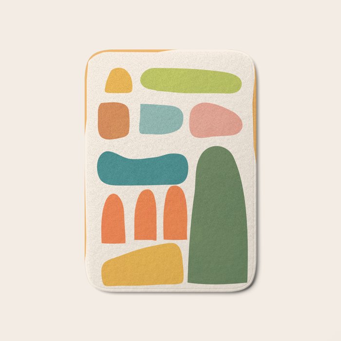 Organic Abstraction 6 Bath Mat Gallery Image 1