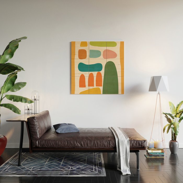 Organic Abstraction 6 Wood Wall Art Gallery Image 2
