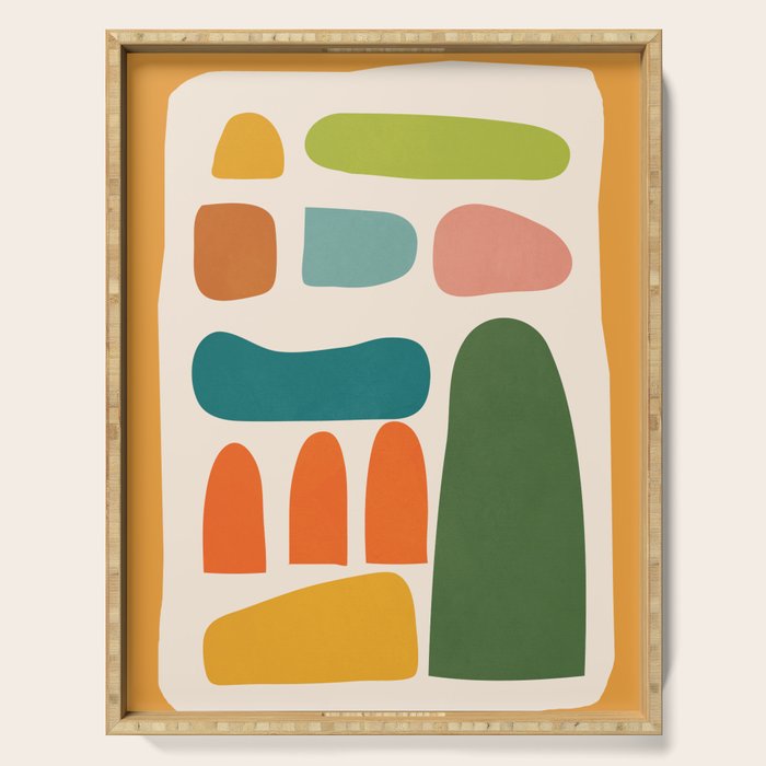 Organic Abstraction 6 Serving Tray Gallery Image 1