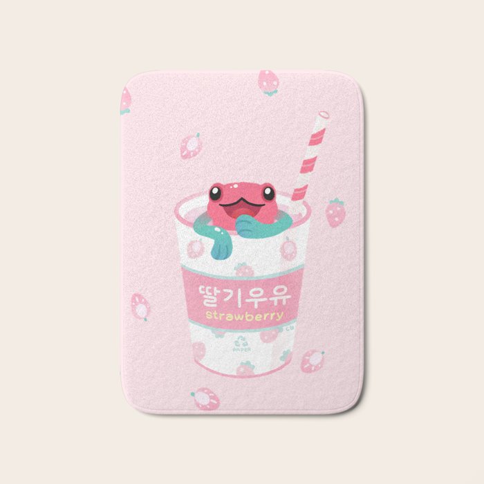 Strawberry poison milk 2 Bath Mat Gallery Image 1