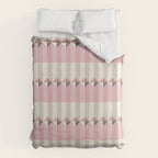 Soft Geometric Blush Pattern Duvet Cover Gallery Image 6