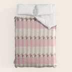Soft Geometric Blush Pattern Comforter Gallery Image 6