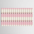 Soft Geometric Blush Pattern Tablecloth Gallery Image 2