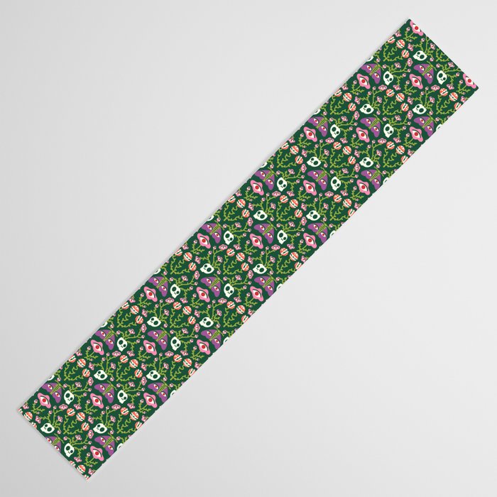 Botanical Skull and Moth Table Runner Gallery Image 3