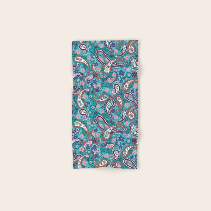 Whimsical Paisley Dance Bath Towel Gallery Image 1