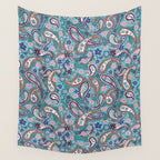 Whimsical Paisley Dance Wall Tapestry Gallery Image 4