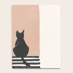 Sitting Cats Abstract Notebook Gallery Image 4