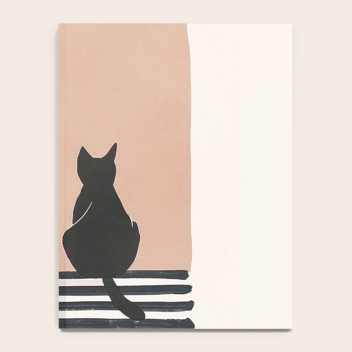 Sitting Cats Abstract Notebook Gallery Image 4
