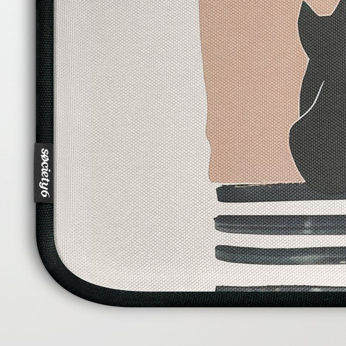 Sitting Cats Abstract Laptop Sleeve Gallery Image 3