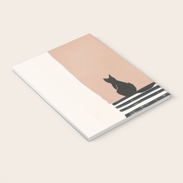Sitting Cats Abstract Notebook Gallery Image 3