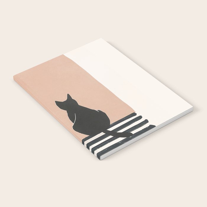 Sitting Cats Abstract Notebook Gallery Image 2