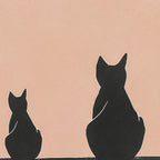 Sitting Cats Abstract Coffee Mug Gallery Image 2