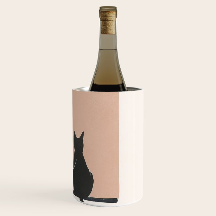 Sitting Cats Abstract Wine Chiller Gallery Image 3