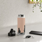 Sitting Cats Abstract Water Bottle Gallery Image 4