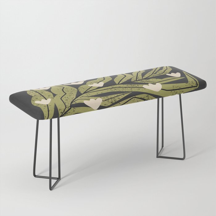 Reaching Tulips (Charcoal) Bench Gallery Image 1