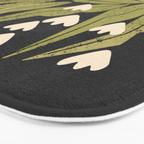 Reaching Tulips (Charcoal) Bath Mat Gallery Image 3