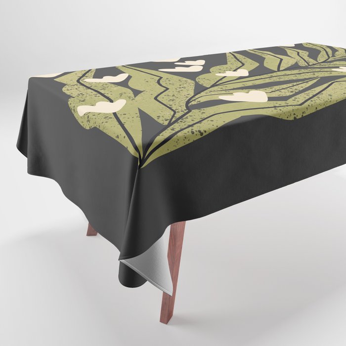 Reaching Tulips (Charcoal) Tablecloth Gallery Image 1