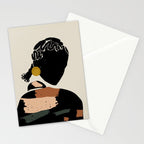 Black Hair No. 12 Stationery Card Gallery Image 2