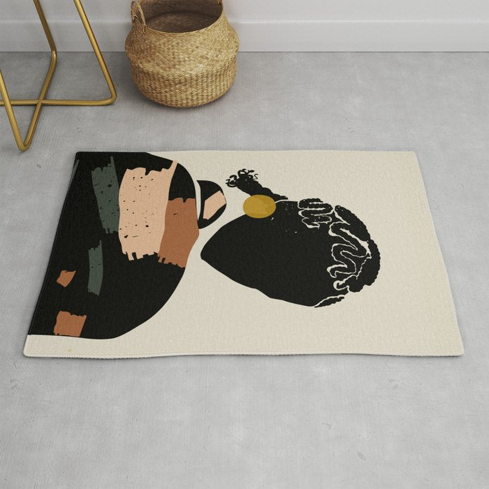 Black Hair No. 12 Rug Gallery Image 1