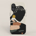 Black Hair No. 12 iPhone Case Gallery Image 1