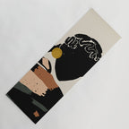 Black Hair No. 12 Yoga Mat Gallery Image 1