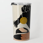Black Hair No. 12 Travel Mug Gallery Image 3