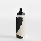 Black Hair No. 12 Water Bottle Gallery Image 2