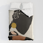 Black Hair No. 12 Duvet Cover Gallery Image 6