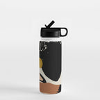 Black Hair No. 12 Water Bottle Gallery Image 1