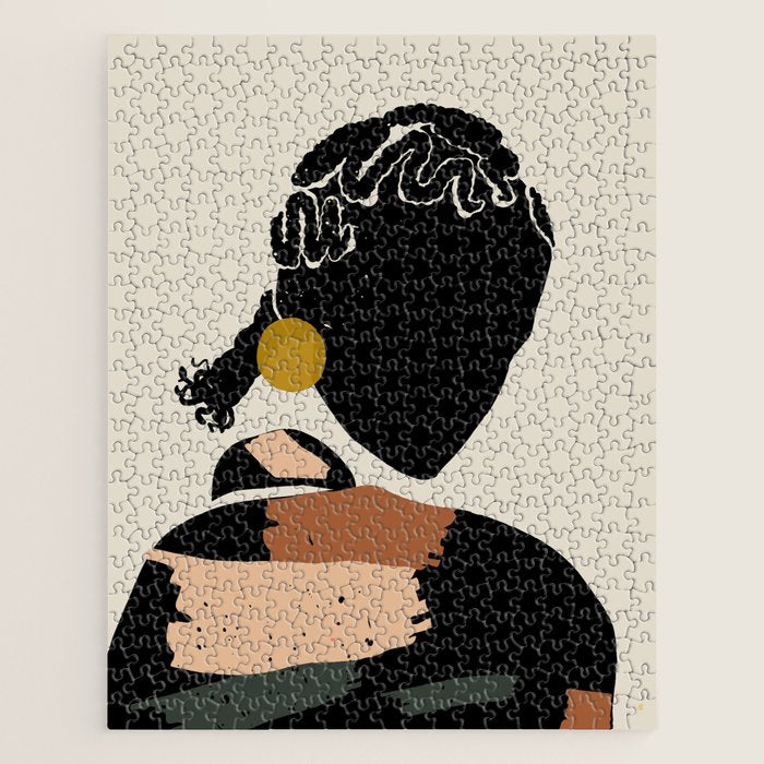 Black Hair No. 12 Jigsaw Puzzle Gallery Image 1