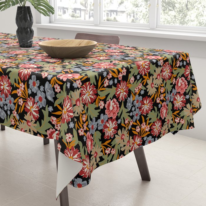 Grandma's Vintage Floral Tablecloth Gallery Image 3