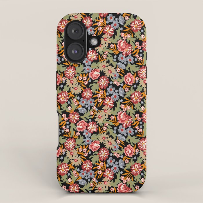 Grandma's Vintage Floral iPhone Case Gallery Image 1