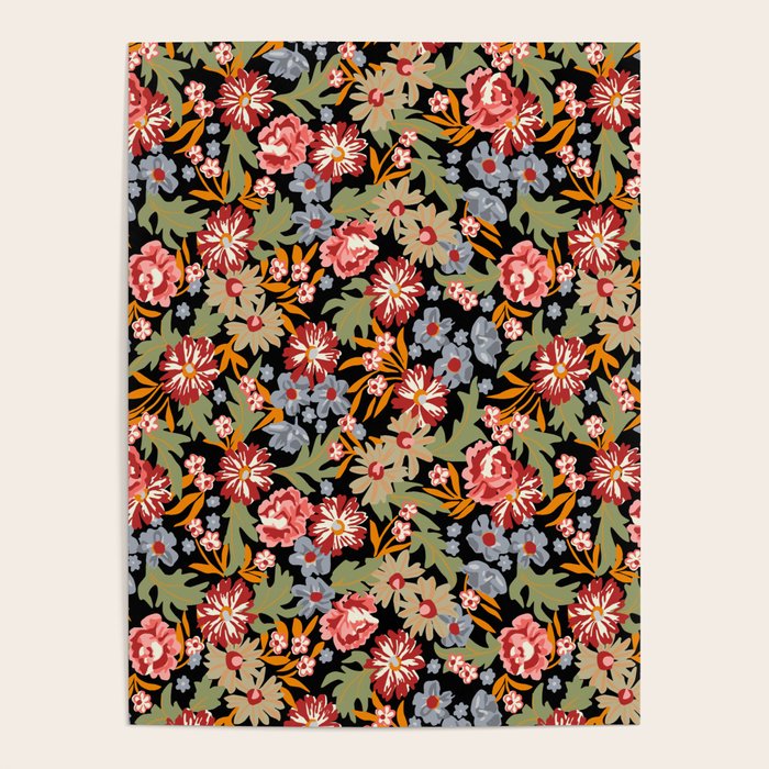 Grandma's Vintage Floral Poster Gallery Image 4