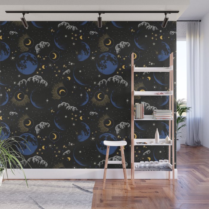 Night sky of stars 24 Wall Mural Gallery Image 1