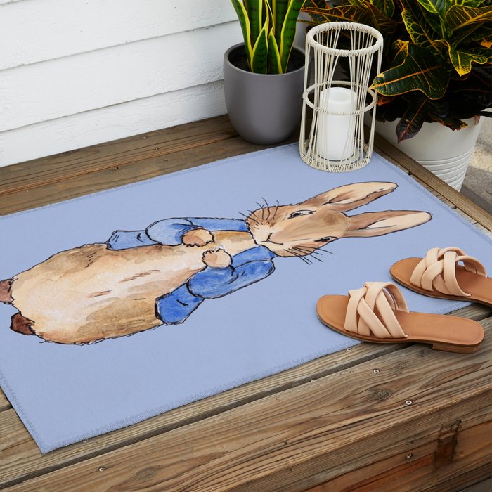 Peter the rabbit Outdoor Rug Gallery Image 2