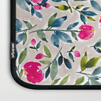 Popping Peonies - Beige Laptop Sleeve Gallery Image 3