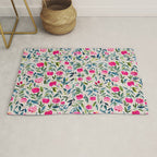 Popping Peonies - Beige Rug Gallery Image 1
